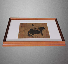 召陵书画装裱配框服务案例